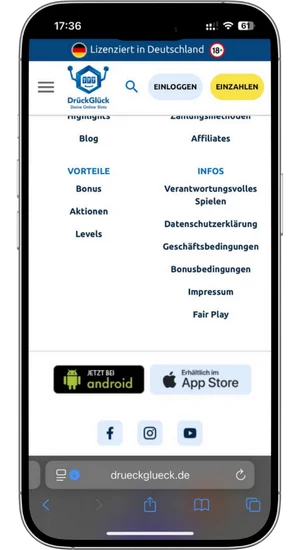 DrückGlück Installieren Sie die App